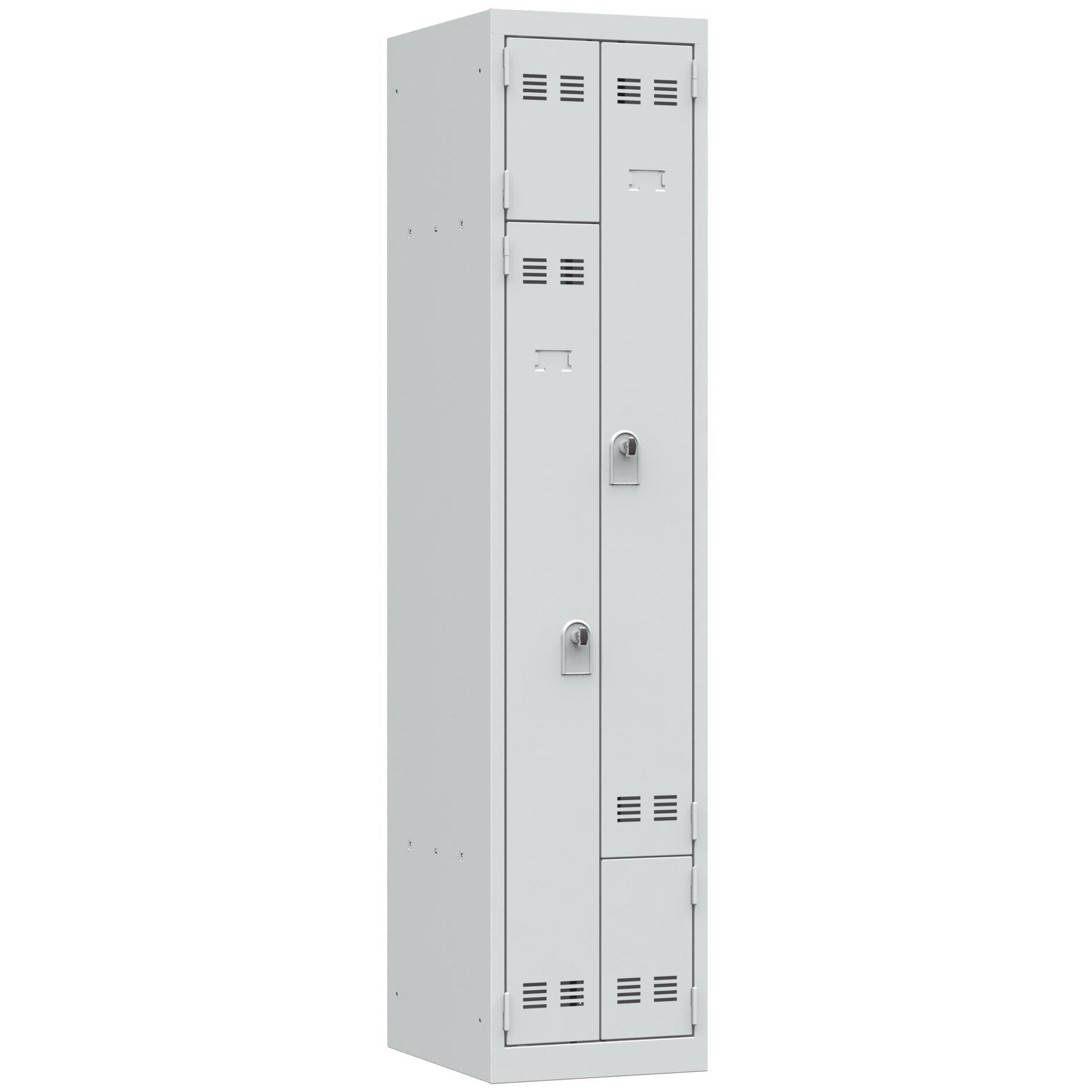 Vestiaires monobloc gain de place 1 colonne - Cadenassable