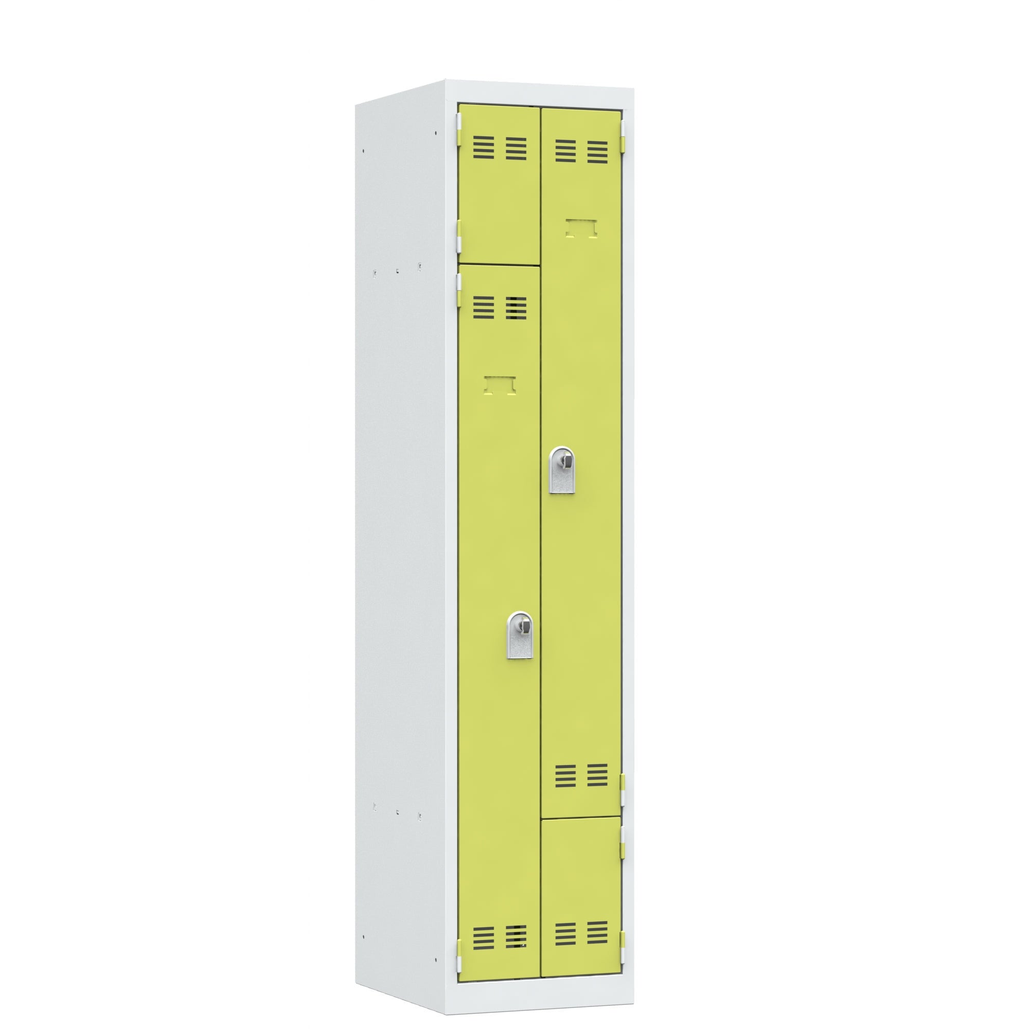 Vestiaires monobloc gain de place 1 colonne - Cadenassable