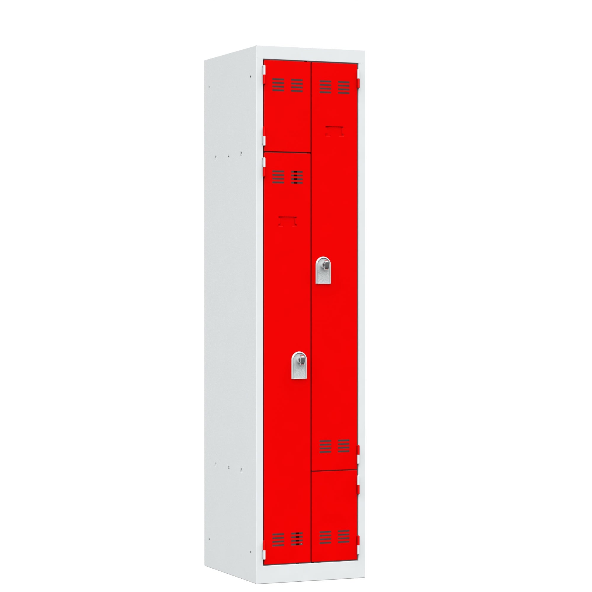 Vestiaires monobloc gain de place 1 colonne - Cadenassable