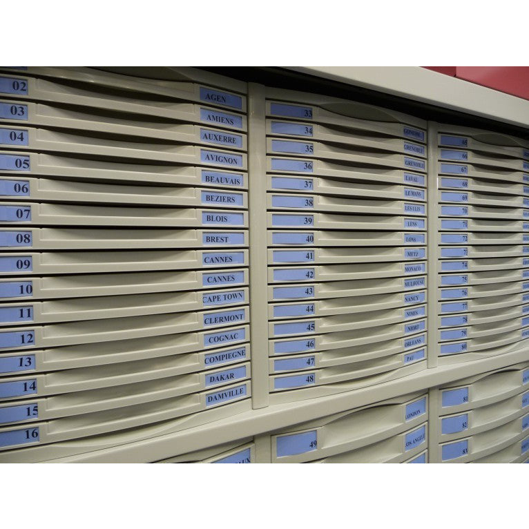 Armoire DST 198 cm équipée de 112 tiroirs