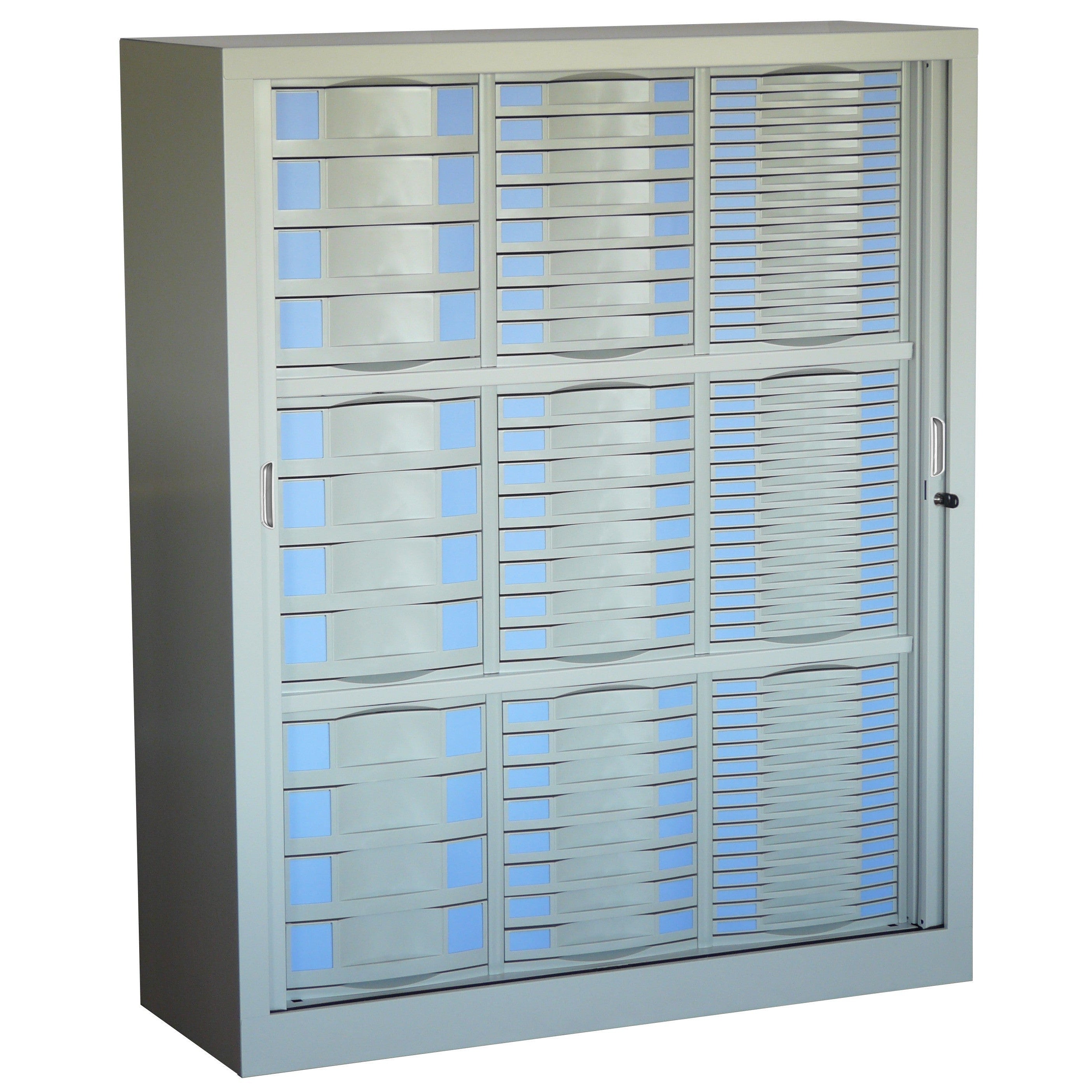 Armoire DST 145 cm équipée de 84 tiroirs