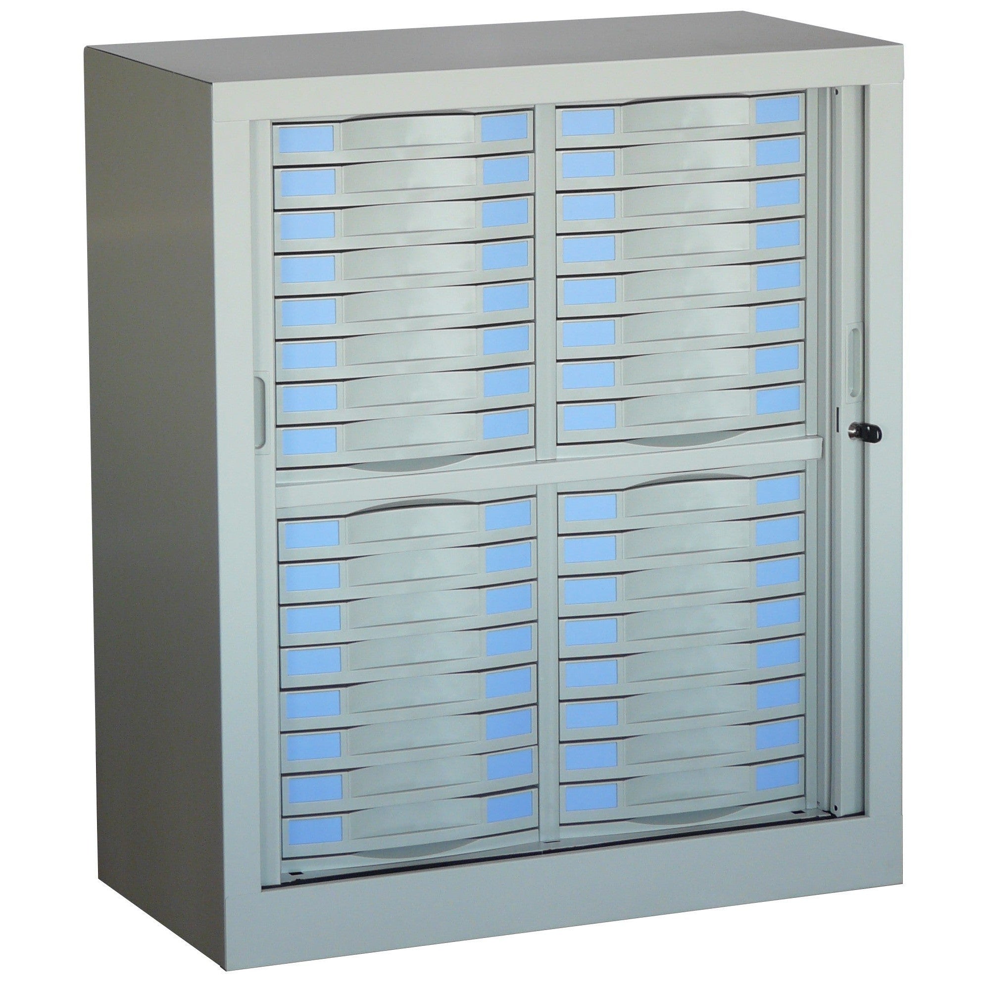 Armoire DST 100 cm équipée de 32 tiroirs