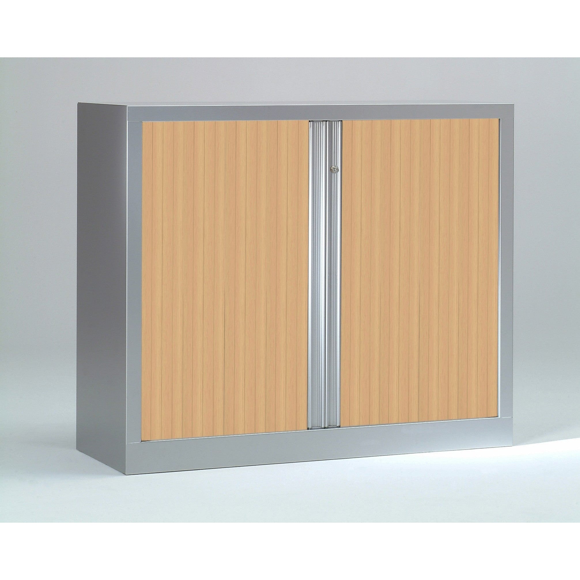 Armoire à rideaux 100x120x43 cm décor bois