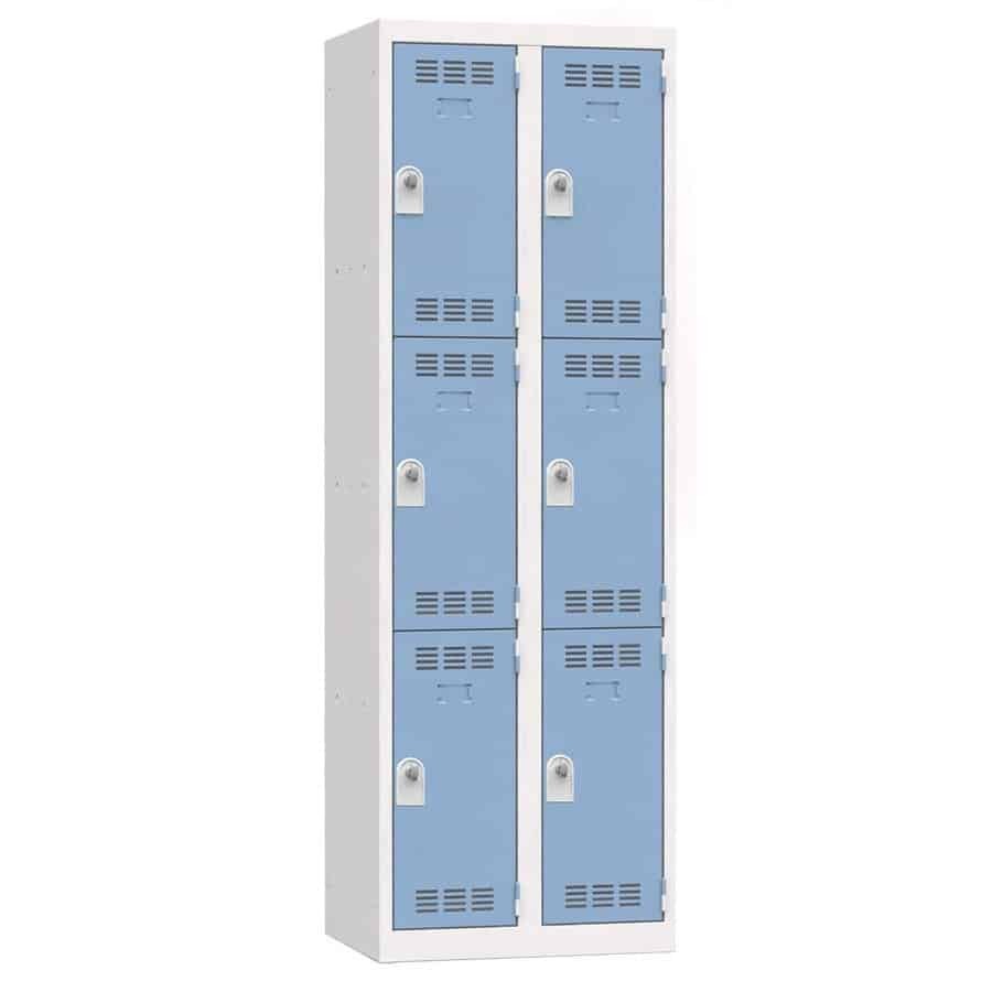 Vestiaire multicases 6 casiers L60