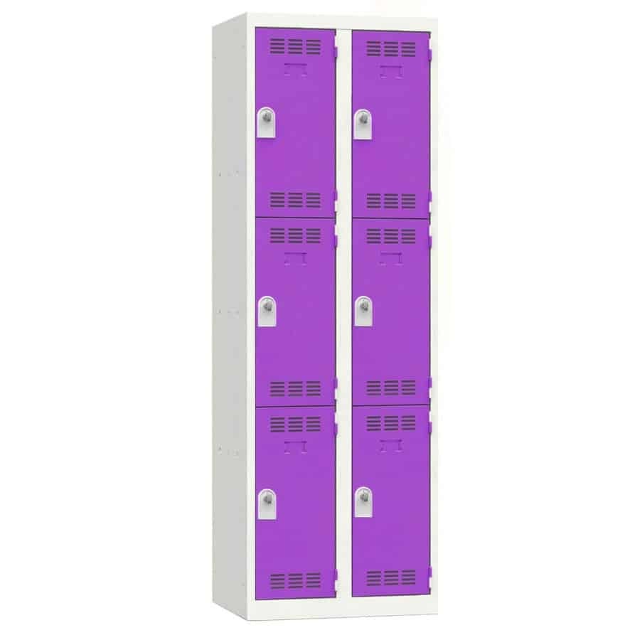 Vestiaire multicases 6 casiers L60