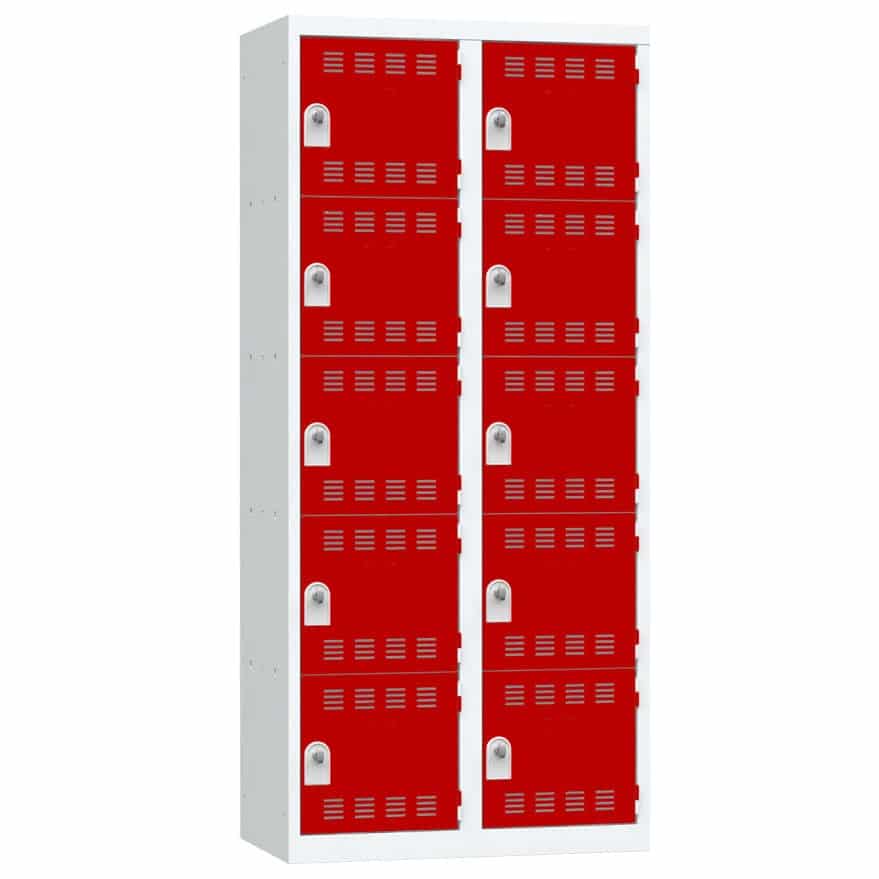 Vestiaire multicases 10 casiers L80