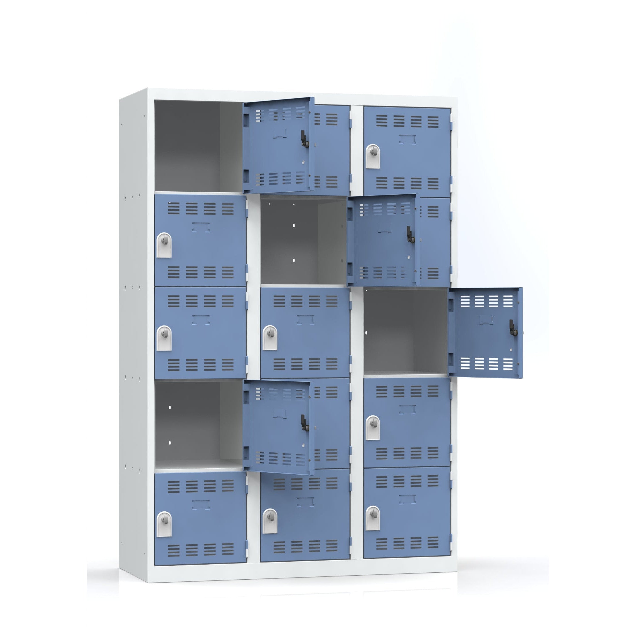 Vestiaire multicases 15 casiers L120