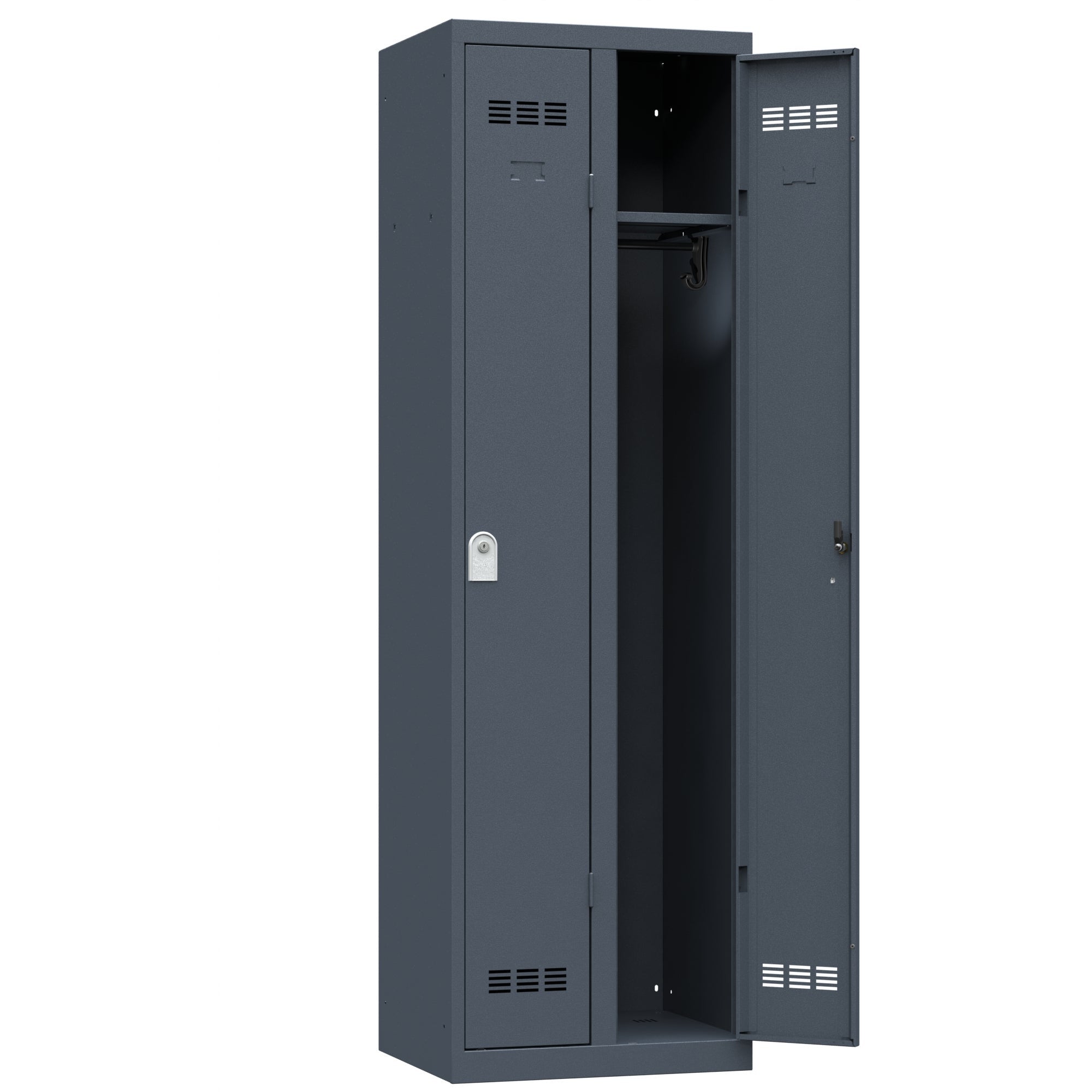 Vestiaire Bureau 2 Colonnes - Largeur 600 mm