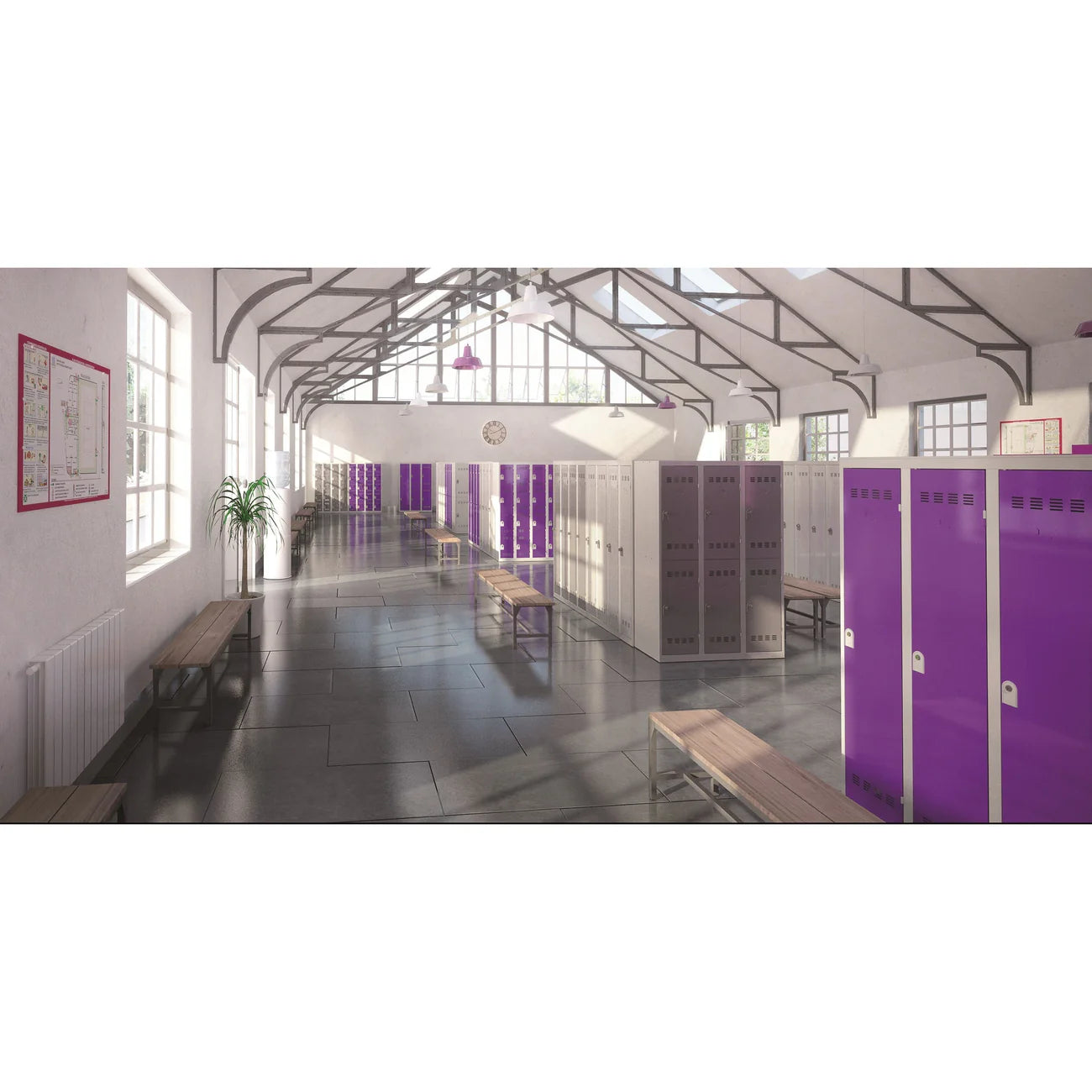 Vestiaire multicases 5 casiers L40