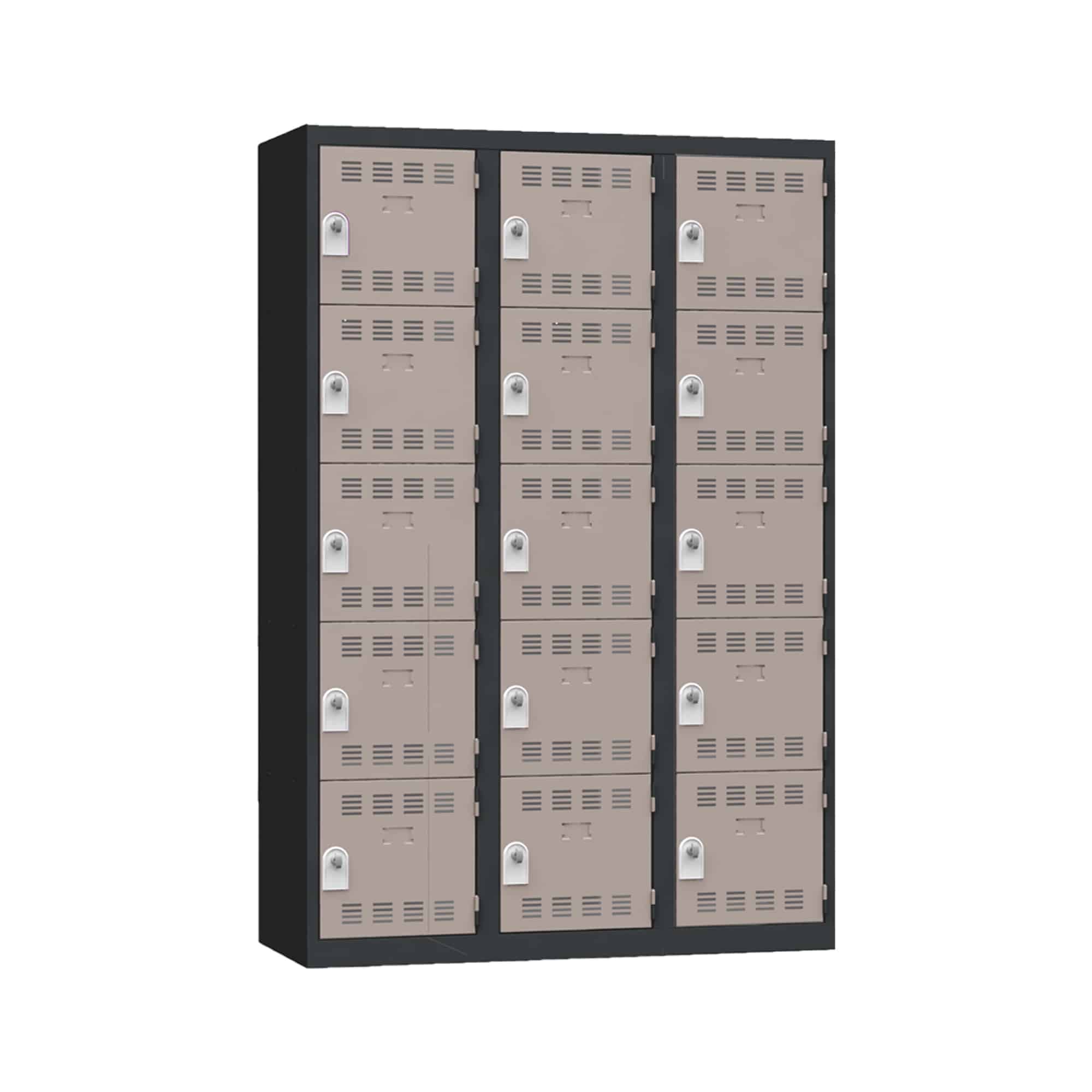 Vestiaire multicases 15 casiers L120