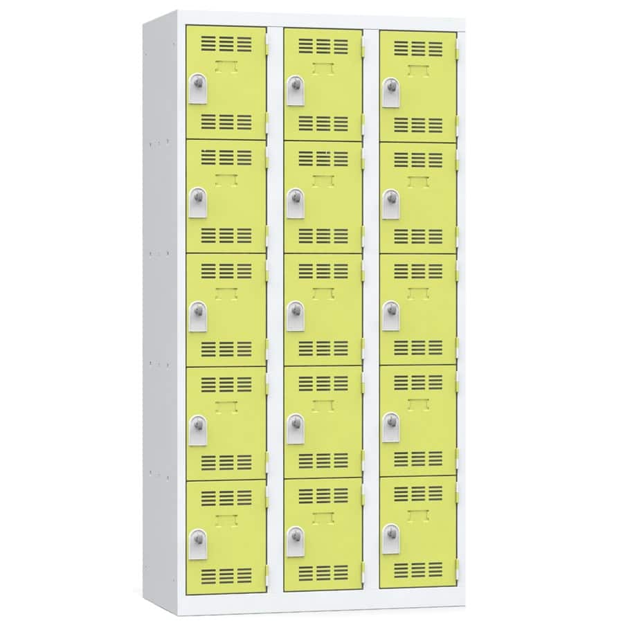 Vestiaire multicases 15 casiers L90