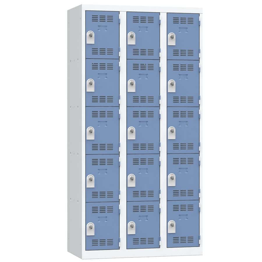 Vestiaire multicases 15 casiers L90